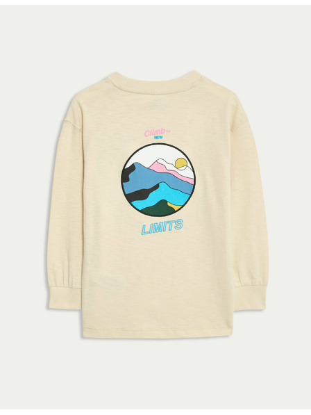 Marks & Spencer Tričko s grafikou z čisté bavlny (2-8 let) Marks & Spencer šedá