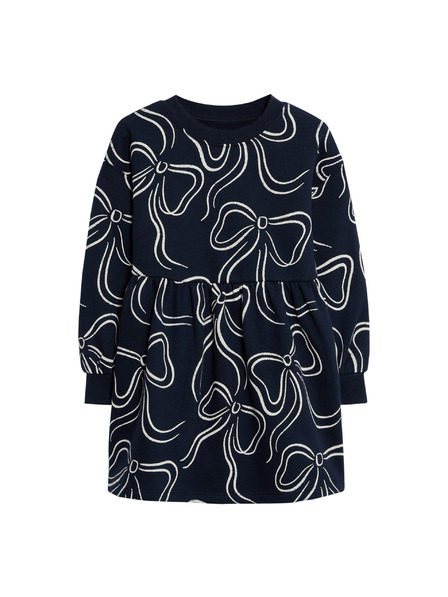 Marks & Spencer Šaty s vysokým podílem bavlny (2–8 let) Marks & Spencer námořnická modrá