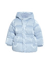 Marks & Spencer Metalická parka s kapucí a páskem (2–8 let) Marks & Spencer modrá