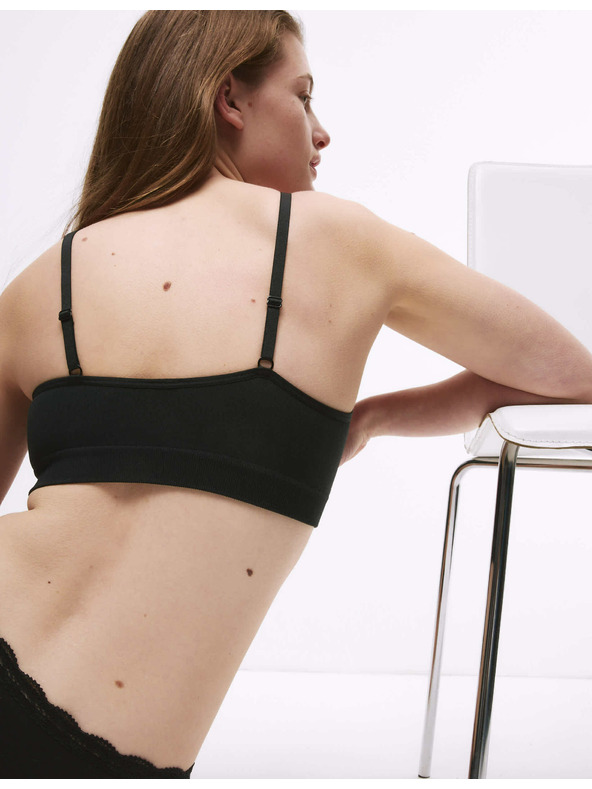 Marks & Spencer Bezešvé braletky bez kostic, 3 ks Marks & Spencer černá