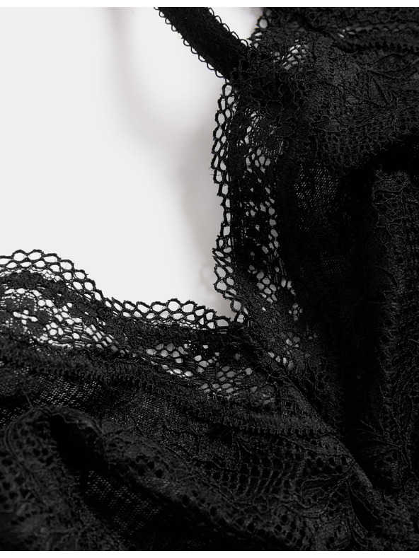 Marks & Spencer Krajková braletka Jasmine bez kostic, vel. A–E Marks & Spencer černá