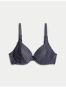Marks & Spencer Dekoltová podprsenka Amelia s kosticemi a krajkou, vel. A–E Marks & Spencer šedá