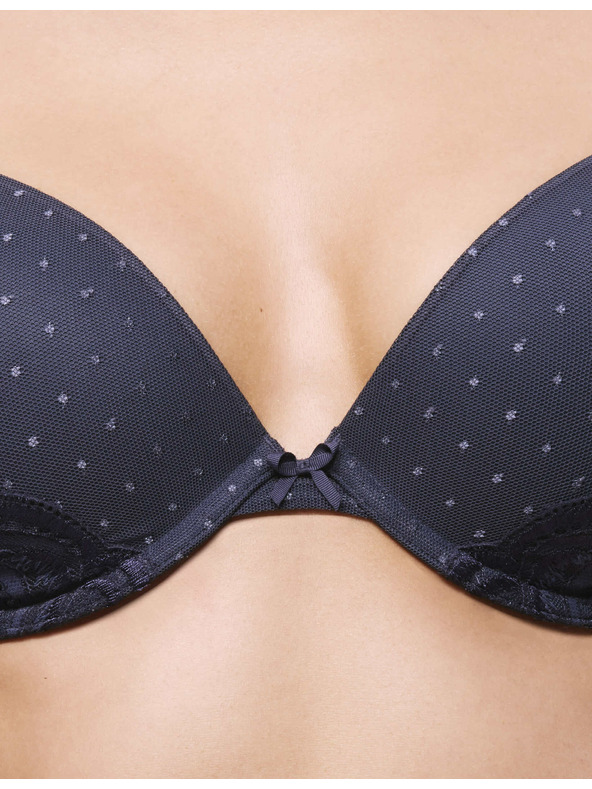 Marks & Spencer Dekoltová podprsenka Amelia s kosticemi a krajkou, vel. A–E Marks & Spencer šedá