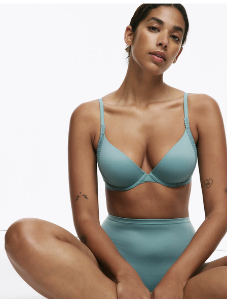 Marks & Spencer Hladká dekoltová podprsenka Body Soft™ s kosticemi, vel. A–E Marks & Spencer zelená