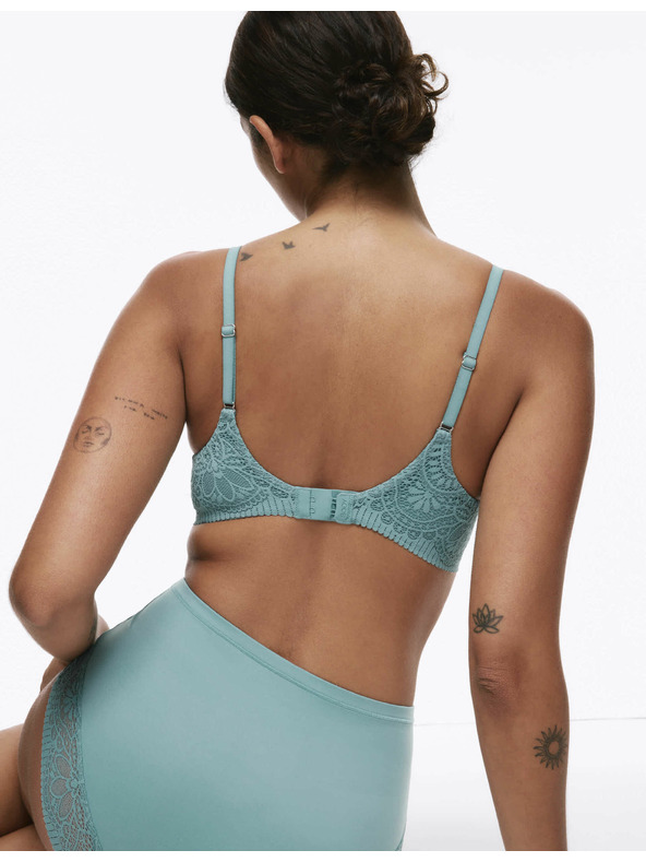 Marks & Spencer Hladká dekoltová podprsenka Body Soft™ s kosticemi, vel. A–E Marks & Spencer zelená