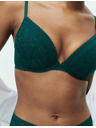 Marks & Spencer Krajková push-up podprsenka s kosticemi a technologií Flexifit™, vel. A–E Marks & Spencer zelená