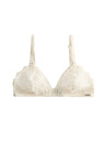 Marks & Spencer Braleta bez kostic s výšivkou Monaco (A-E) Marks & Spencer smetanová