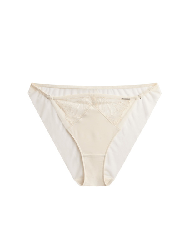 Marks & Spencer Kalhotky s výšivkou Monaco Marks & Spencer smetanová