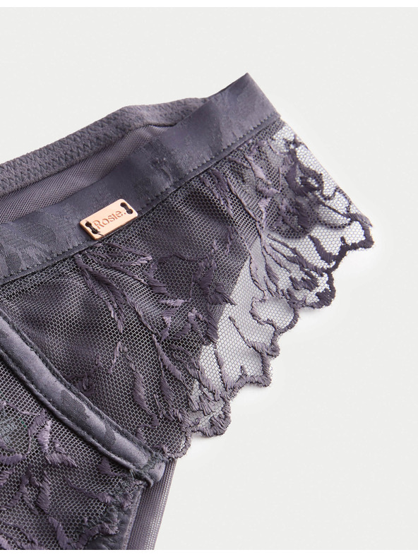 Marks & Spencer Kalhotky Lisianthus Miami s výšivkou Marks & Spencer šedá