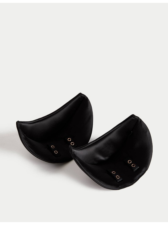 Marks & Spencer Saténové ramenní vycpávky Marks & Spencer černá