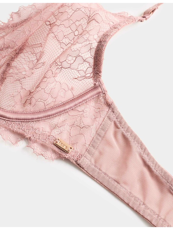 Marks & Spencer Krajková podprsenka s kosticemi Forget Me Not (A-E) Marks & Spencer hnědá