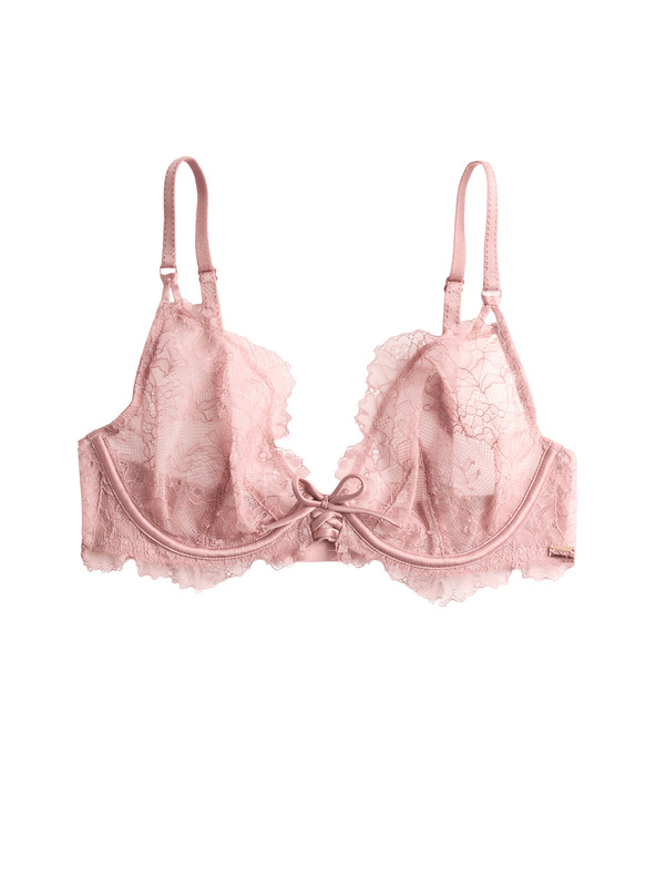 Marks & Spencer Krajková podprsenka s kosticemi Forget Me Not (A-E) Marks & Spencer hnědá