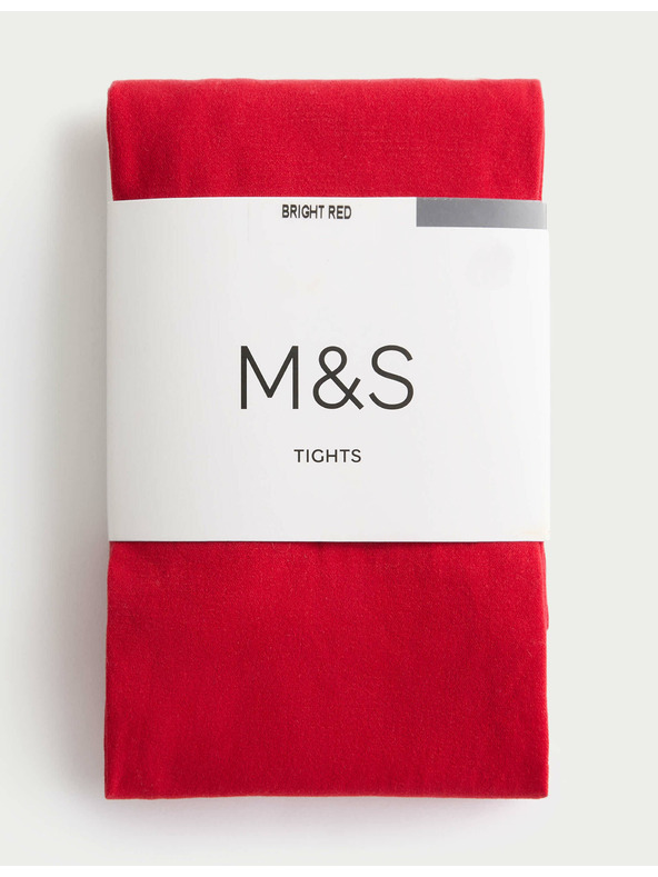 Marks & Spencer Neprůhledné punčochové kalhoty, 60 DEN Marks & Spencer červená