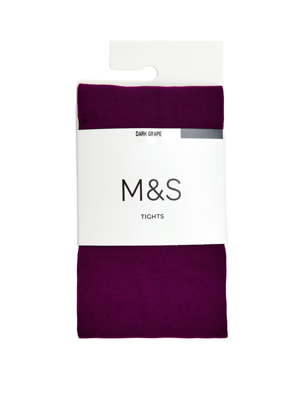 Marks & Spencer Neprůhledné punčochové kalhoty, 60 DEN Marks & Spencer fialová