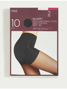 Marks & Spencer Průsvitné punčochy Flexifit™, mírně zpevňující, 10 DEN, 2 ks v balení Marks & Spencer černá