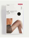 Marks & Spencer Balení 3 párů tvarovacích punčoch, 15 DEN Marks & Spencer černá