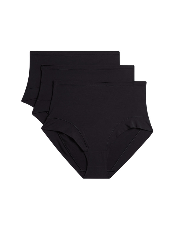 Marks & Spencer Šortky s vysokým pasem a technologií Flexifit™, 3 ks v balení Marks & Spencer černá