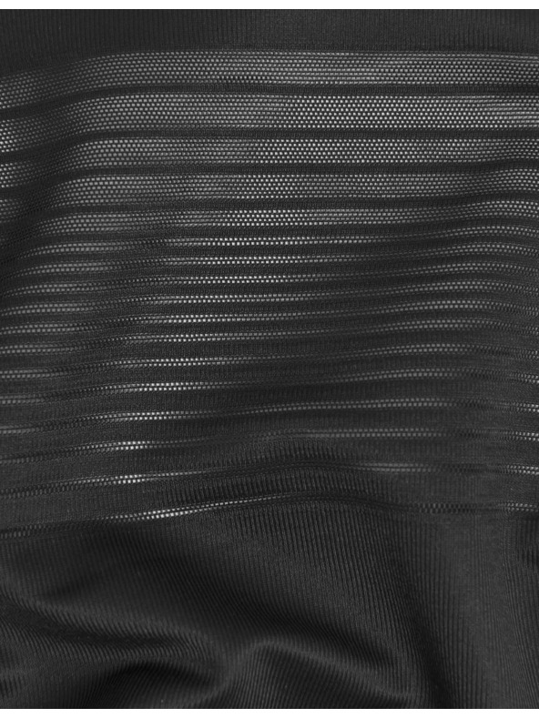 Marks & Spencer Průsvitné pruhované zpevňující body Wear Your Own Bra Body Marks & Spencer černá