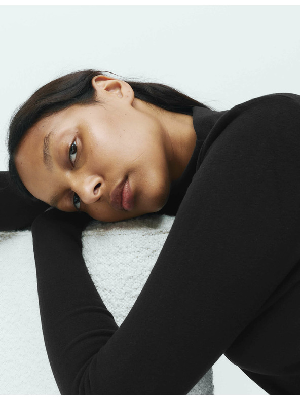 Marks & Spencer Fleecový termotop s technologií Heatgen™, maximální hřejivost Marks & Spencer černá