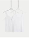 Marks & Spencer 2 tílka Flexifit™ s vysokým podílem modalu Marks & Spencer bílá
