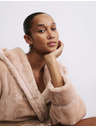 Marks & Spencer Flísový župan s kapucí Marks & Spencer béžová