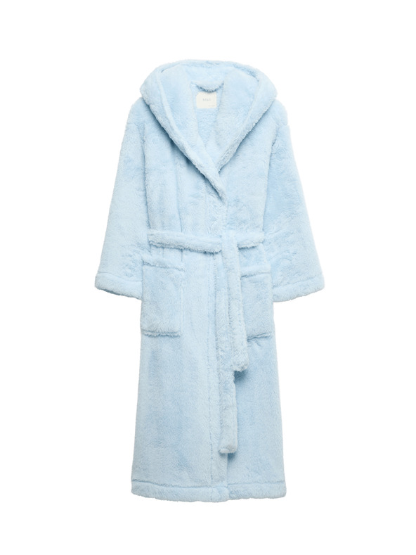 Marks & Spencer Župan s kapucí Marks & Spencer modrá