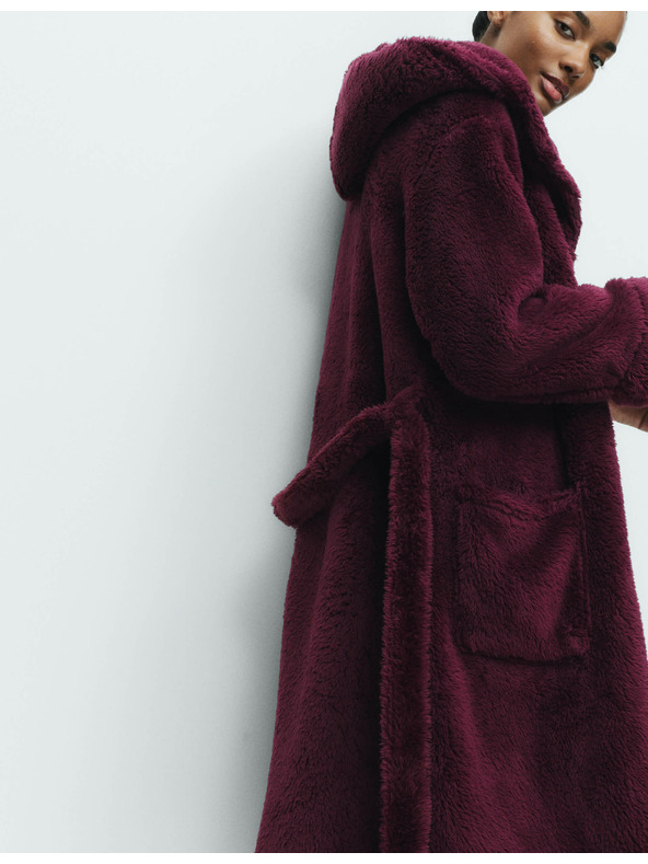 Marks & Spencer Župan s kapucí Marks & Spencer červená