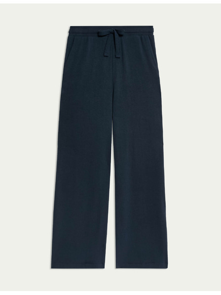 Marks & Spencer Spodní díly pyžam s širokými nohavicemi Marks & Spencer námořnická modrá