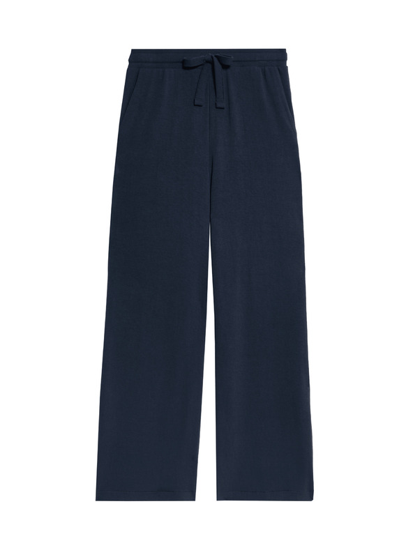 Marks & Spencer Spodní díly pyžam s širokými nohavicemi Marks & Spencer námořnická modrá