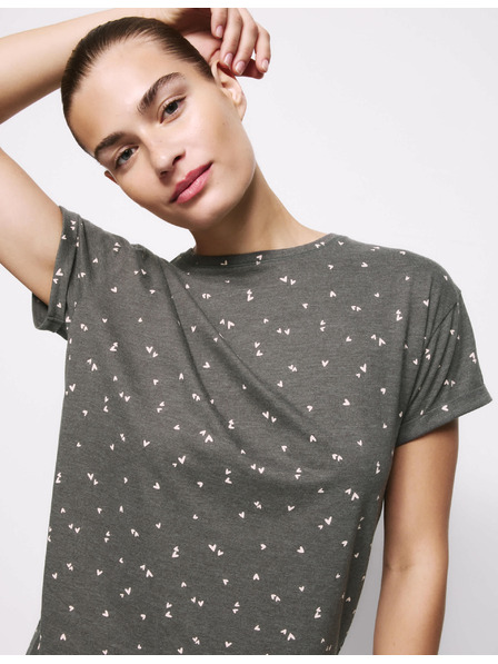 Marks & Spencer Pyžamová souprava s potiskem a vysokým podílem bavlny Marks & Spencer šedá