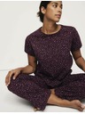Marks & Spencer Pyžamová souprava s potiskem a vysokým podílem bavlny Marks & Spencer červená