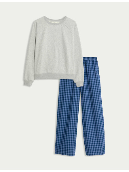 Marks & Spencer Mimořádně měkká mikina s mikinou a motivem devon PJ Marks & Spencer šedá