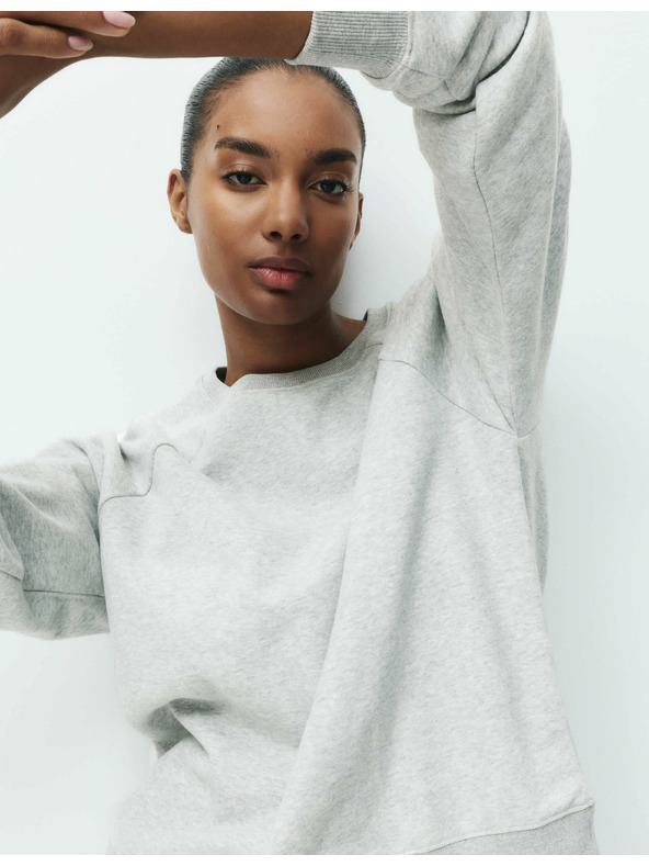 Marks & Spencer Mimořádně měkká mikina s mikinou a motivem devon PJ Marks & Spencer šedá