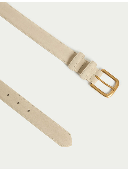 Marks & Spencer Semišový opasek Marks & Spencer béžová