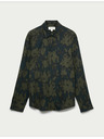 Marks & Spencer Košile s motivem květin, normální střih Marks & Spencer zelená