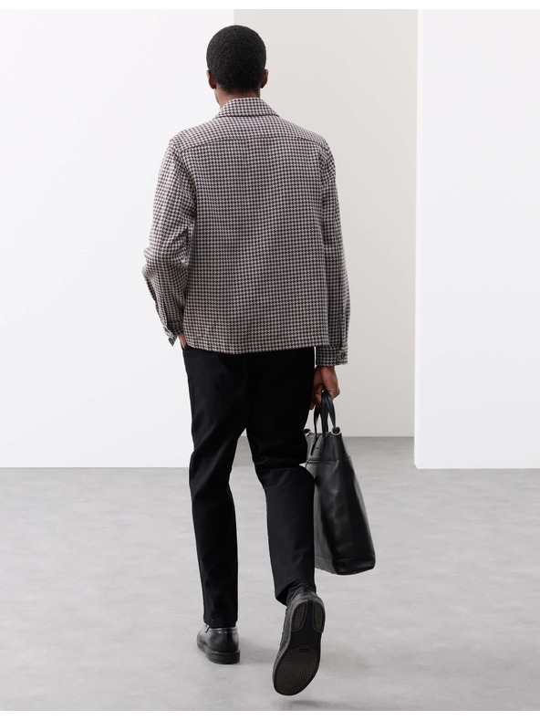 Marks & Spencer Bundokošile z čisté bavlny se vzorem pepito Marks & Spencer šedá