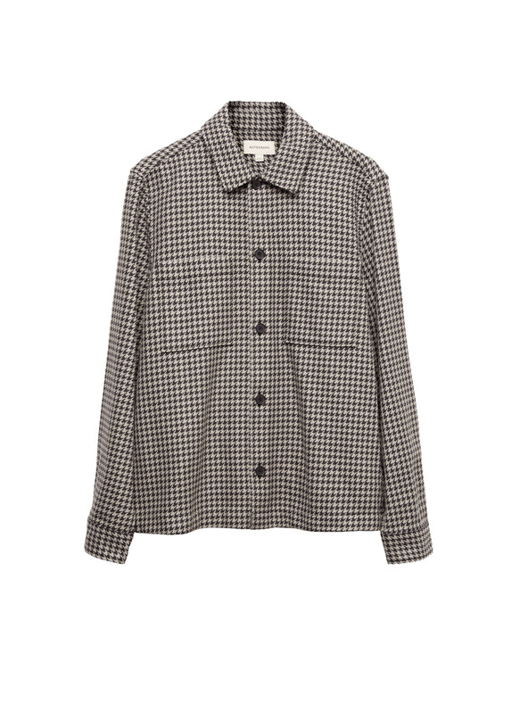 Marks & Spencer Bundokošile z čisté bavlny se vzorem pepito Marks & Spencer šedá