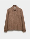 Marks & Spencer Bundokošile z čisté bavlny se vzorem pepito Marks & Spencer hnědá