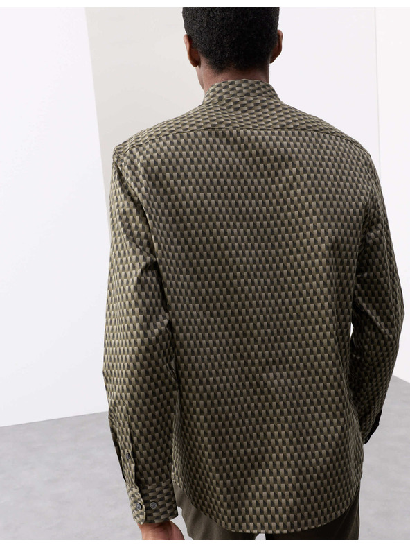 Marks & Spencer Košile s vysokým podílem bavlny Marks & Spencer zelená