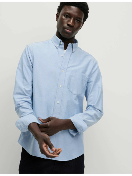 Marks & Spencer Oxfordská košile z čisté bavlny The Ultimate Marks & Spencer modrá