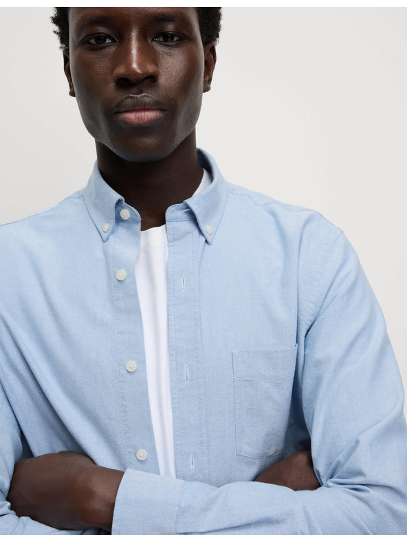 Marks & Spencer Oxfordská košile z čisté bavlny The Ultimate Marks & Spencer modrá