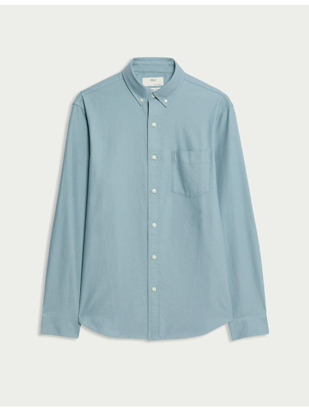 Marks & Spencer Oxfordská košile z čisté bavlny The Ultimate Marks & Spencer šedá