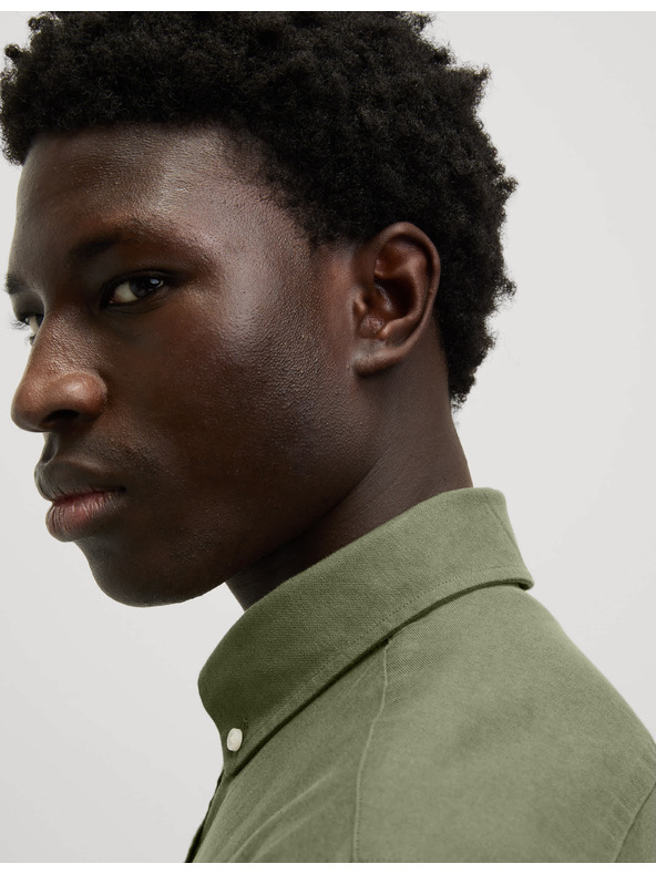 Marks & Spencer Oxfordská košile z čisté bavlny The Ultimate Marks & Spencer zelená