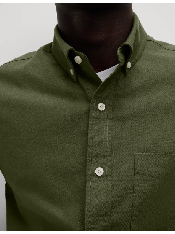 Marks & Spencer Oxfordská košile z čisté bavlny The Ultimate Marks & Spencer zelená