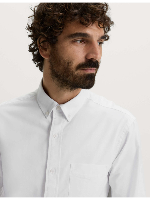 Marks & Spencer Oxfordská košile z čisté bavlny The Ultimate Marks & Spencer bílá