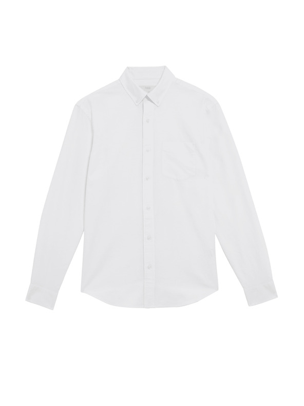 Marks & Spencer Oxfordská košile z čisté bavlny The Ultimate Marks & Spencer bílá