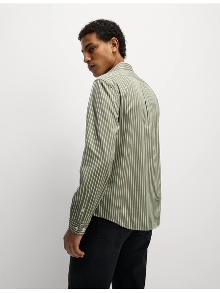 Marks & Spencer Pruhovaná košile z čisté bavlny Marks & Spencer zelená