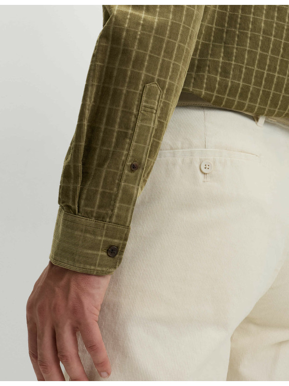 Marks & Spencer Manšestrová košile Marks & Spencer zelená