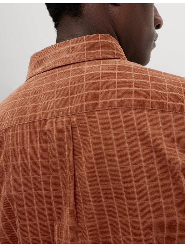 Marks & Spencer Manšestrová košile Marks & Spencer hnědá