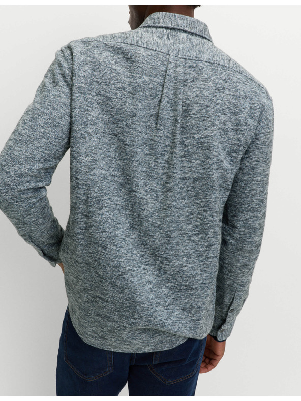 Marks & Spencer Čistě bavlněná flanelová košile Marks & Spencer modrá